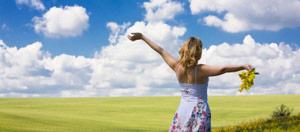 A woman in Lufkin, Texas who has enjoyed the benefits of plastic surgery.